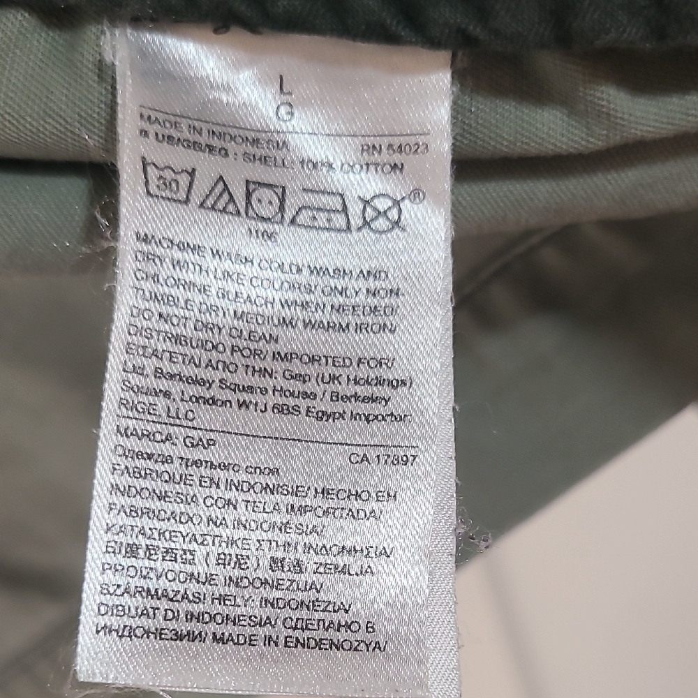 GAP Olive Military Field Jacket - Picture 5 of 6